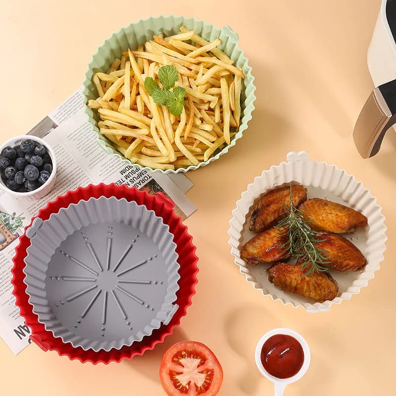 Nuovo silicone friggitrice ad aria tappetino teglia da forno vassoio multifunzionale in silicone BBQ MatAir