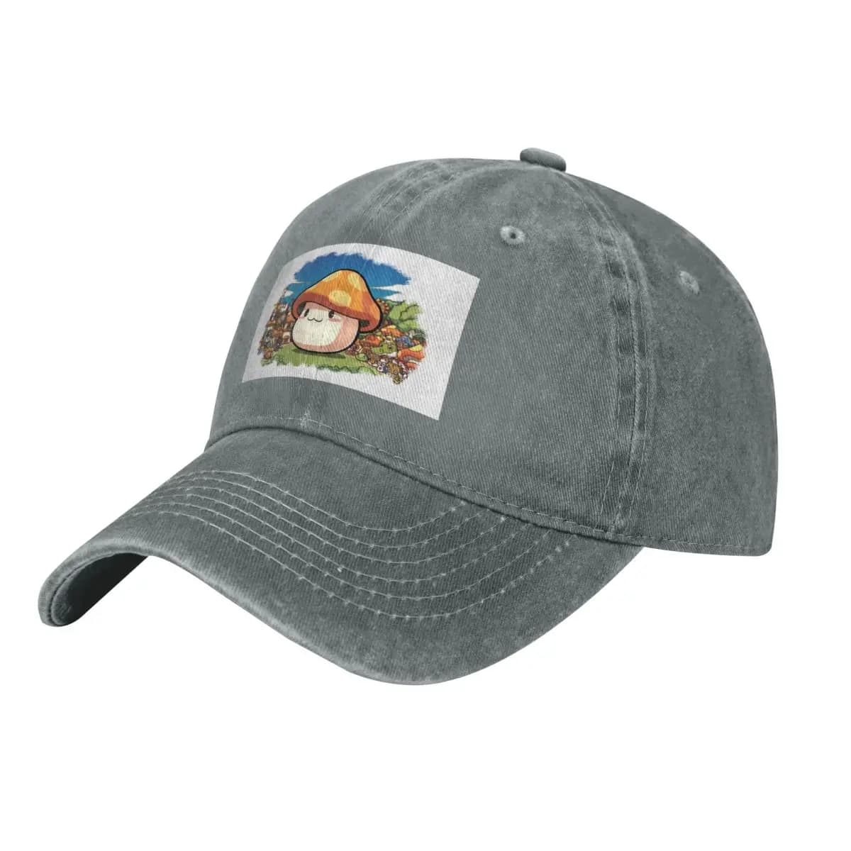 Maplestory Orange Mushroom Fashion Baseball Cap Peaked Cap Men's Hat Women's Cap Summer Hat
