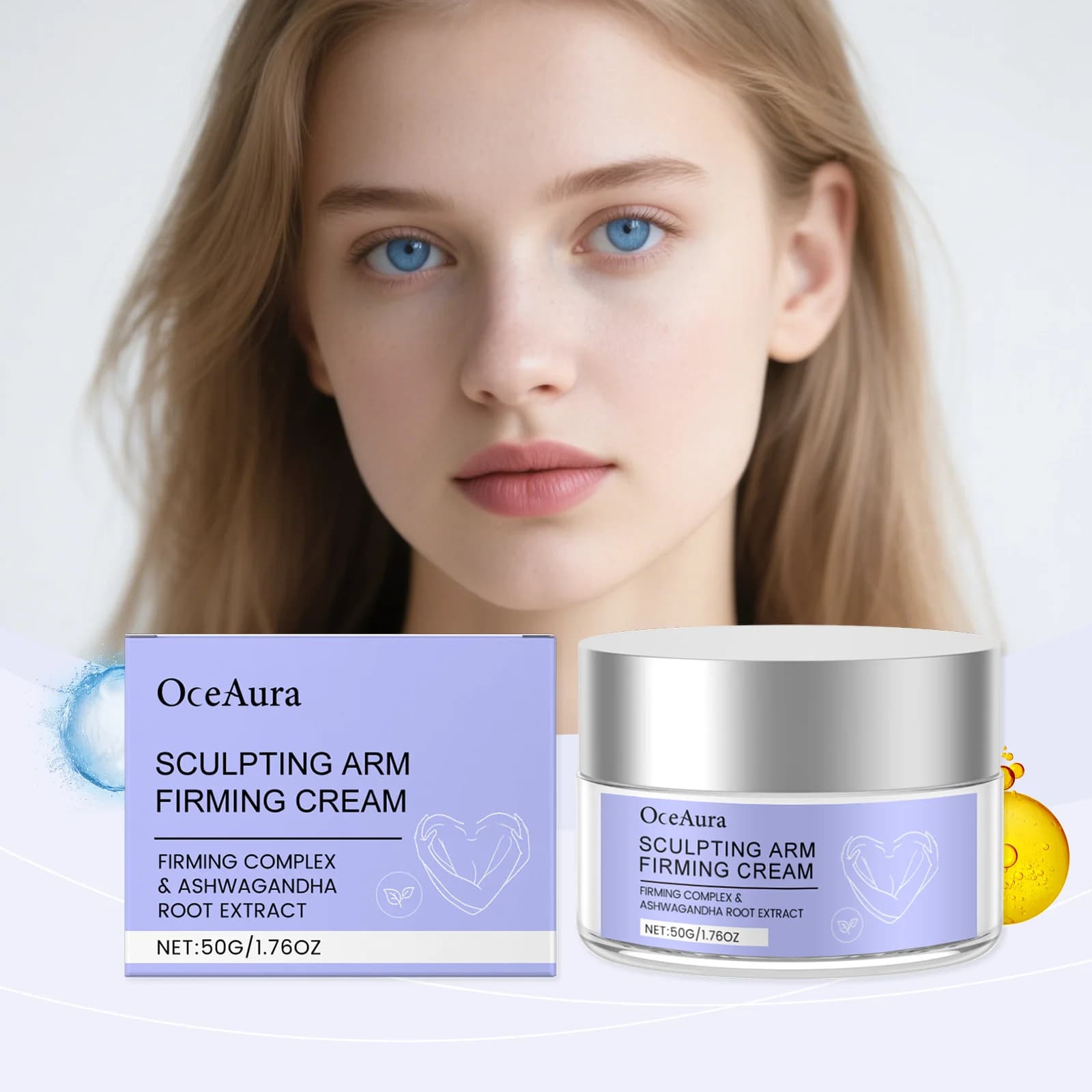 Cream Faced with Retinol Satin and Hydrating, Anti-wrinkles, Illuminating, Levigating, Uniforming Skin Tone, Skin Care