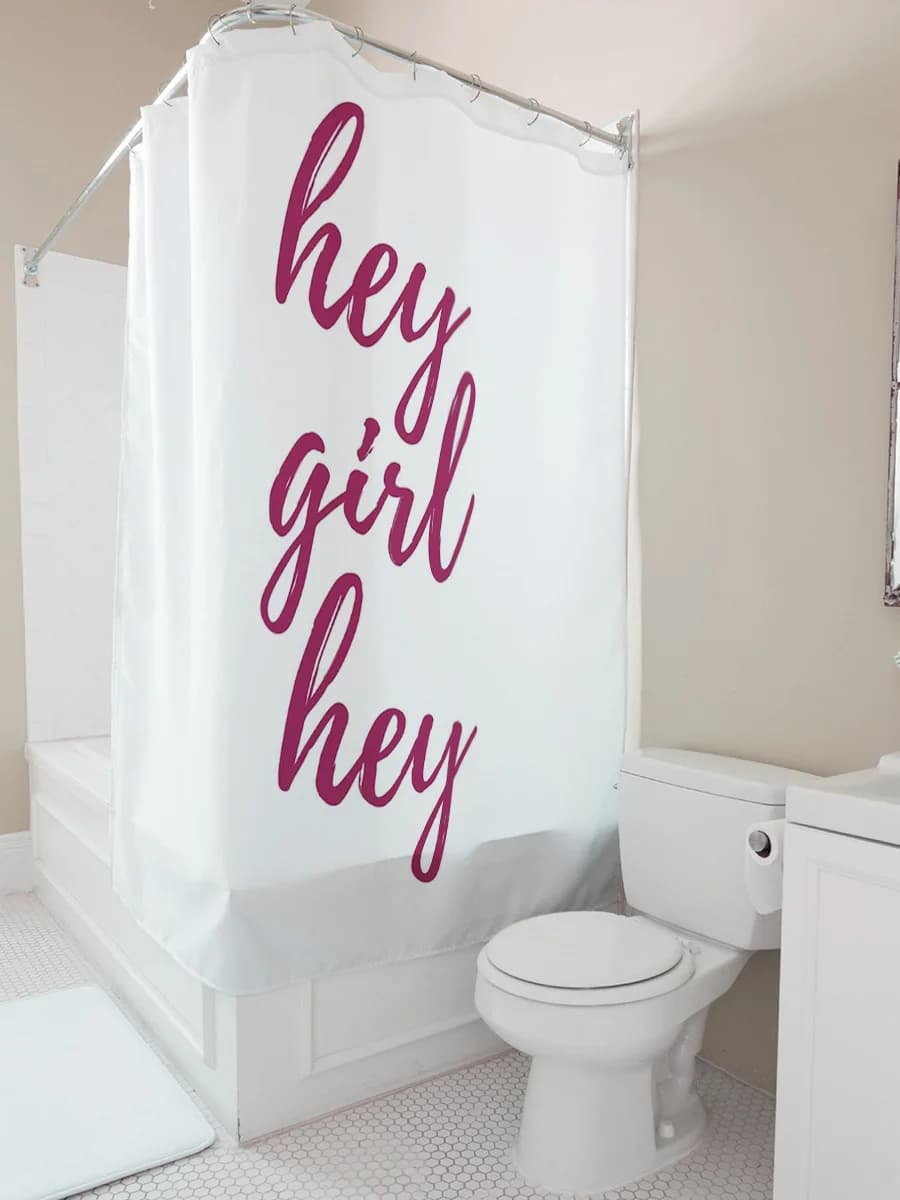 Hey Girl Hey Tenda da doccia per la decorazione del bagno