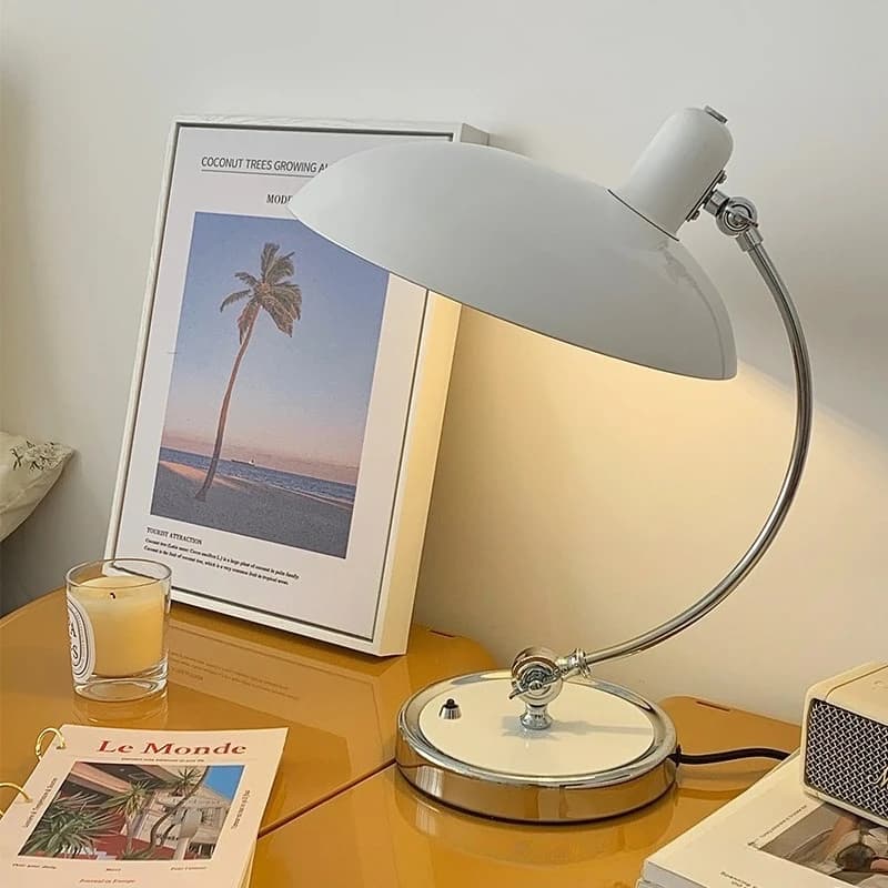 Danish modern minimalist creative desk writing desk lamp office classic retro bedroom bedside Nordic desk lamp table lamp