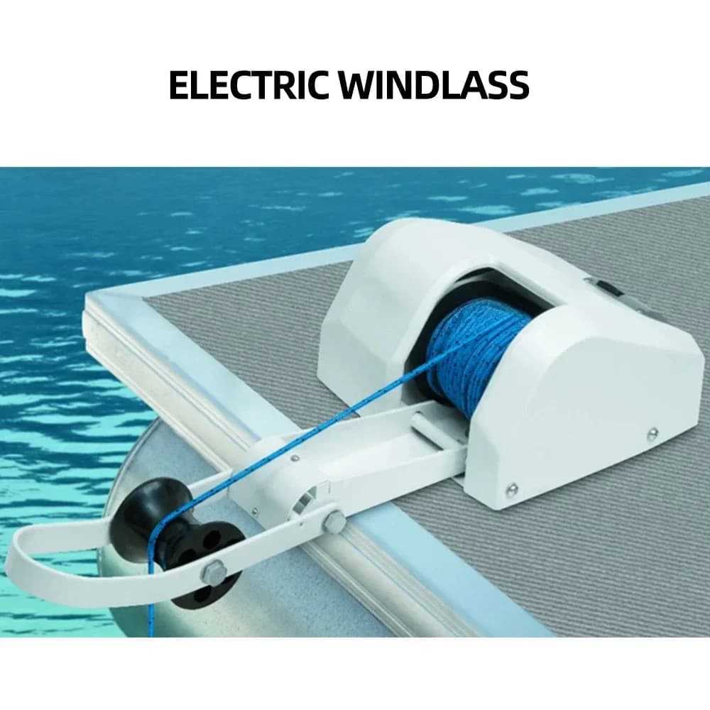 1PC Boat Anchor Winch 12V Electric Windlass Electric Anchor for Ships and Yachts Boat Anchor Winch Tools