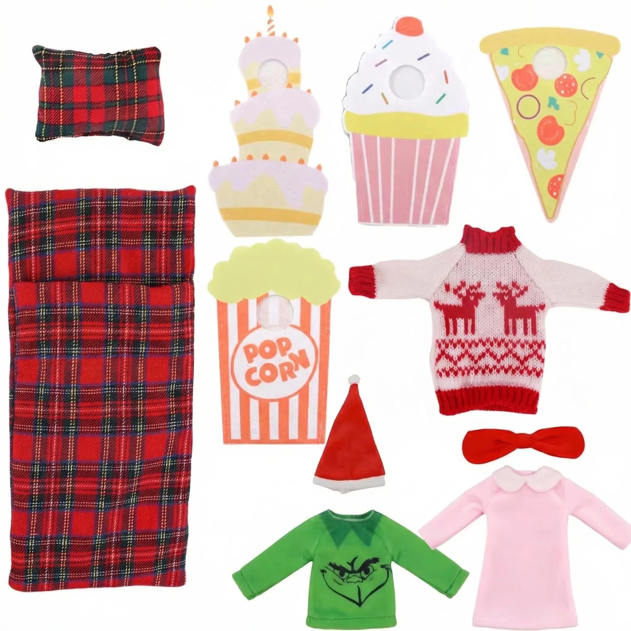 Doll Accessories Pizza Nonwoven Model Hail Bag Bearing New Doll and Spirt Dress Sweater 30 cm, gift for festival Toy for girl