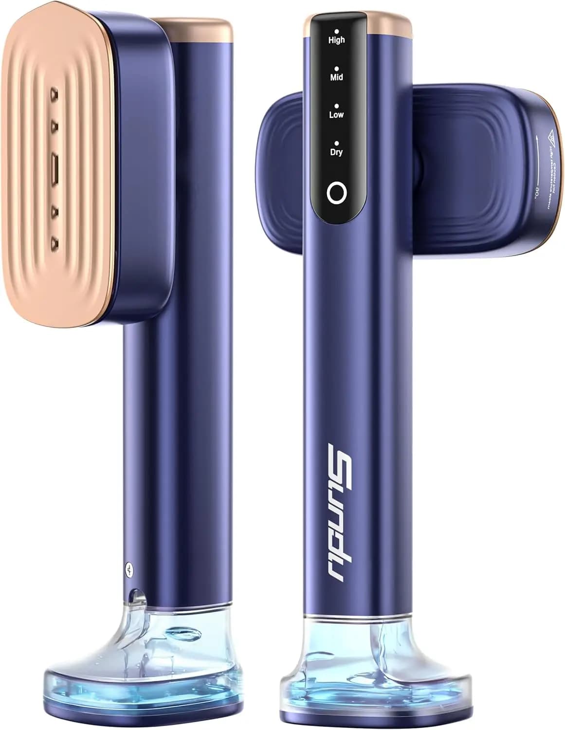 Vaporizzatore Portatile per Vestiti con Serbatoio d'Acqua da 180 ml, Riscaldamento Rapido, Potente Vapore da 24 g/min