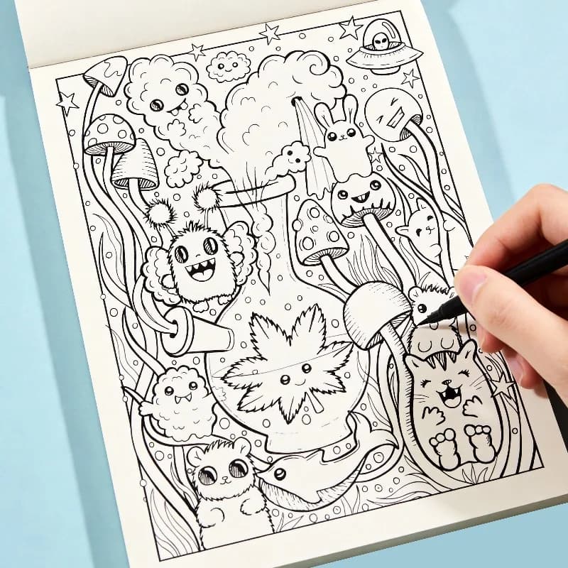 A Graffiti Sketch Coloring Book, A Super Healing Pattern Coloring Book, 24 Different Graffiti Tracing Patterns, Perfect Art Gift