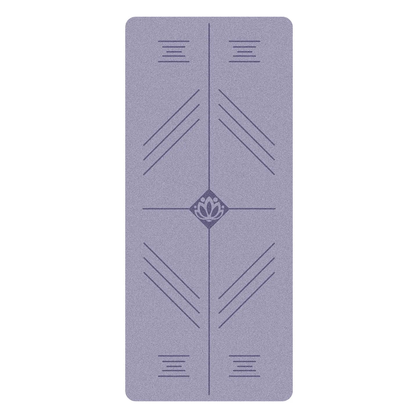 Lezyan 6MM Yoga Mat in PU Reinforced and Allarized, Absorbent, Anti-slip for Exercises, Fitness and Gymnastics