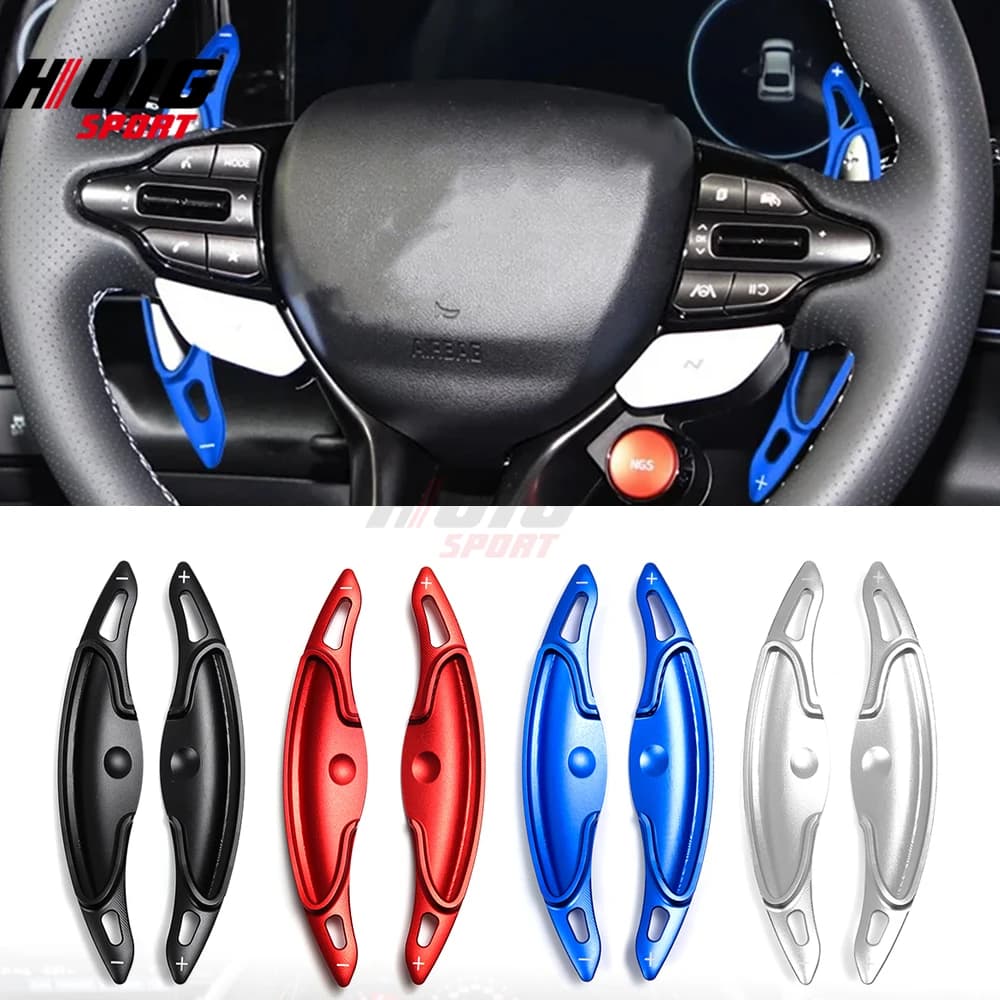 Copertura in lega per le palette del cambio al volante per Hyundai i30 N Line Veloster KONA N Elantra Avante GT N-line CN7 2021-2023
