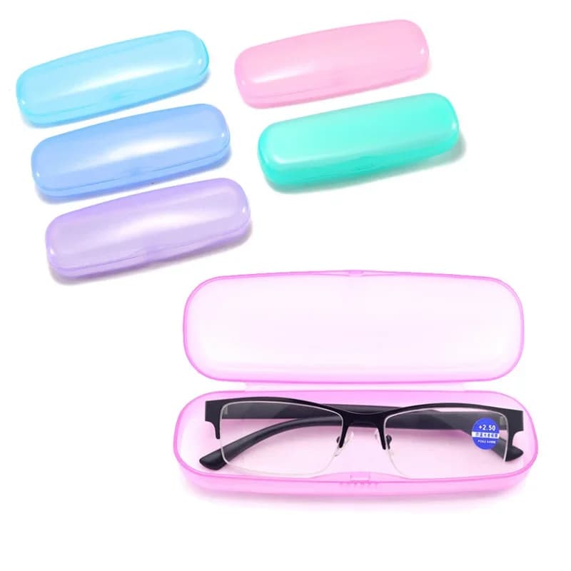 Men's Transparent PVC Goggle Case Plastic Sunglasses Box for Glasses New Case for Reading Glasses