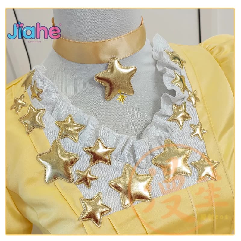Tomoyo Daidoji Cosplay Costume Anime Card Captor Sakura Girl Cute Princess Dress Yellow Carnival Halloween Uniform Full Women's Dress