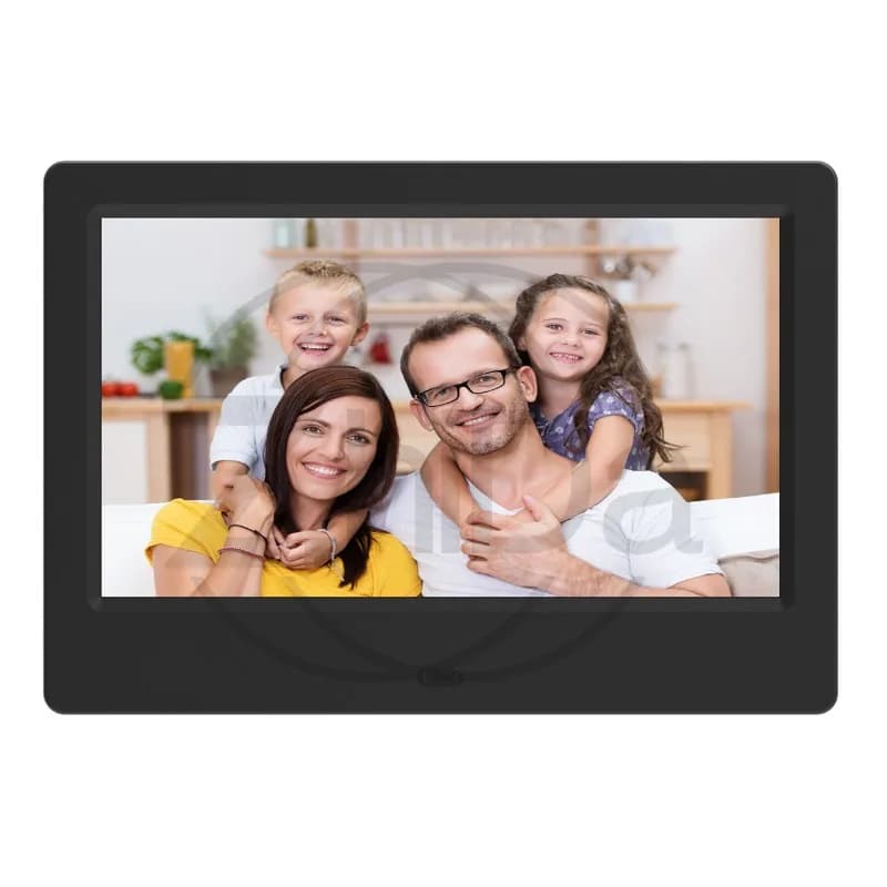 7 Inch Digital Photo Frame, Electronic Picture Album, USB Video Player, Multi‑function Advertising Display Media Player Home