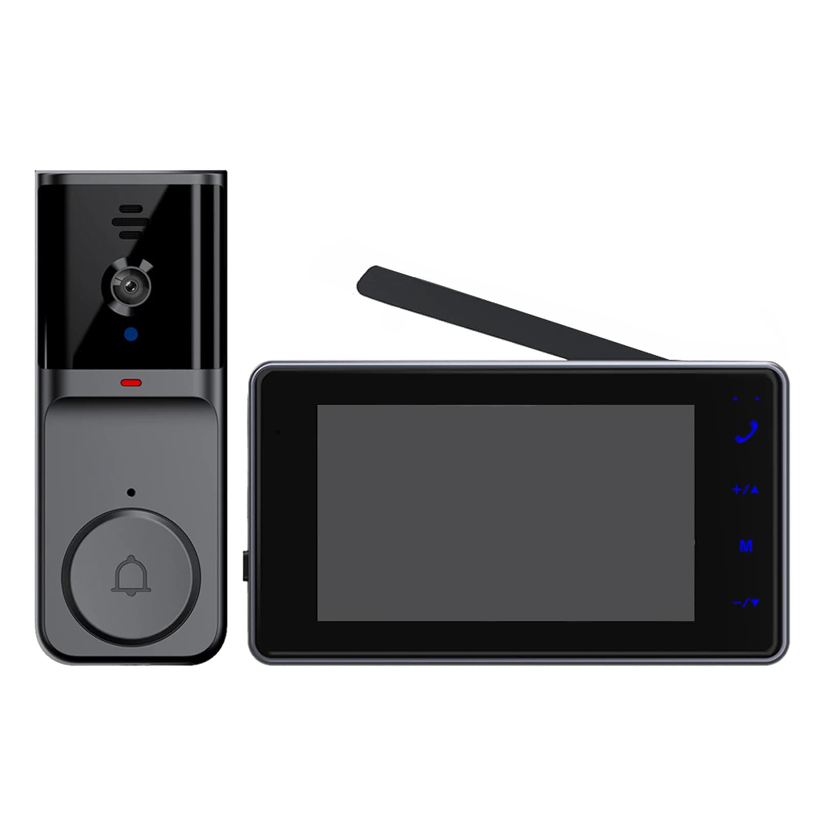 Campanello Video HD Wireless con Telecamera, Facile Installazione, Batteria Ricaricabile, Wireless Semplice