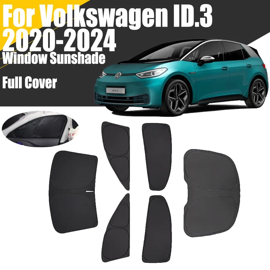 Parasole per finestrino dell'auto con copertura completa personalizzata per Volkswagen ID.3 ID3 2020 - 2024 Privacy tenda cieca parabrezza anteriore 2021 2022 2023