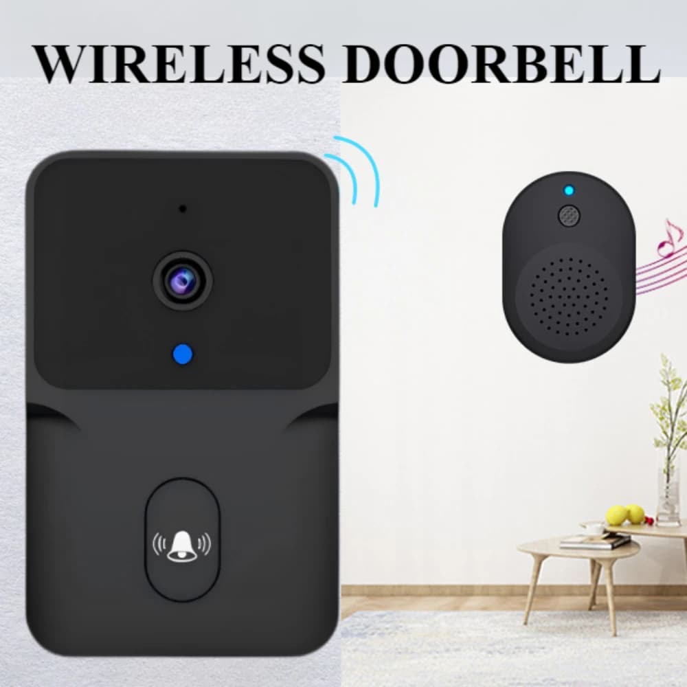 Campanello esterno wireless Citofono domestico intelligente a basso consumo Video Eye Spioncino digitale Telecamera ad anello per porta Wifi con campanello per monitor