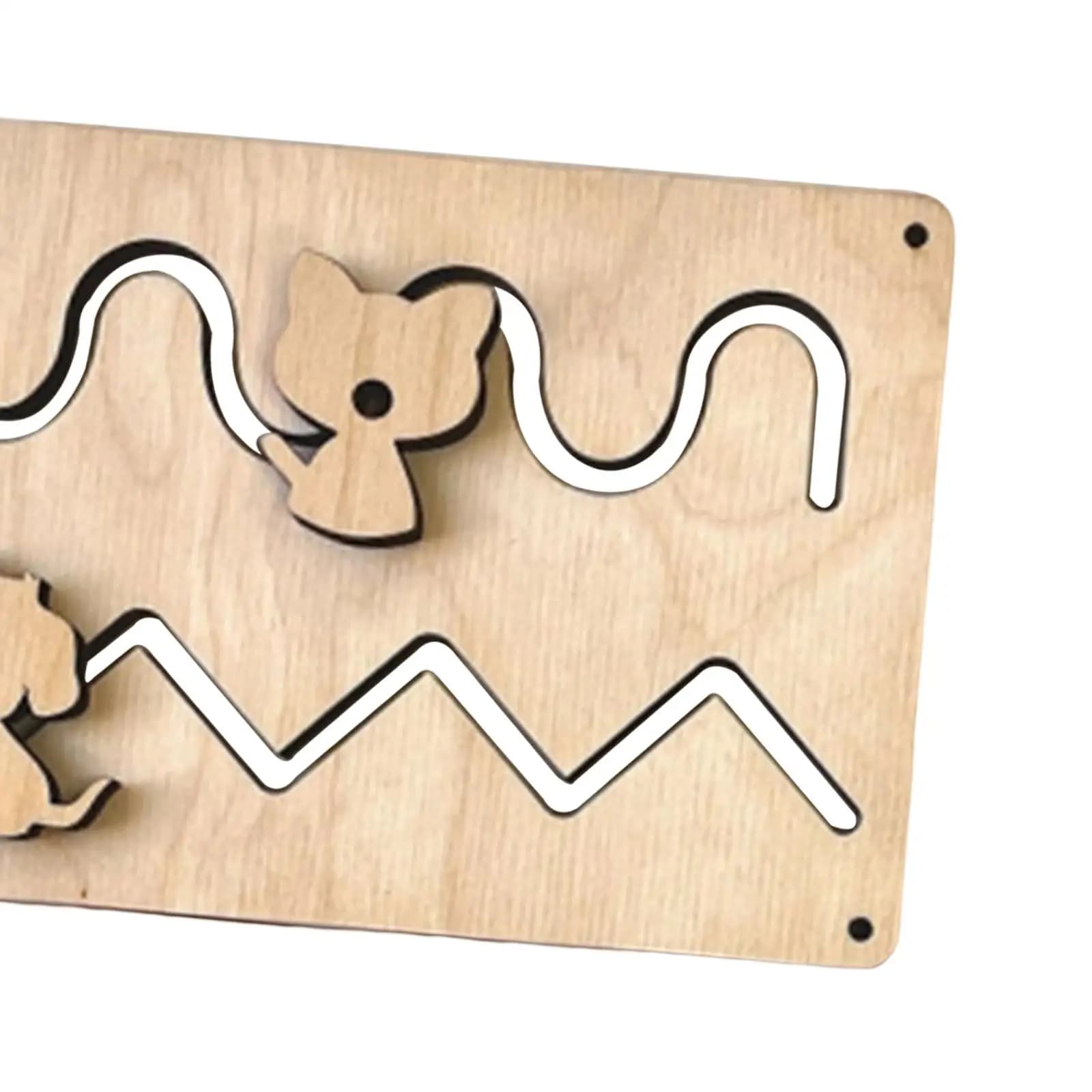 Parti per Tavola delle Attività in Legno, Giocattolo Educativo Montessori per Bambini, Sviluppo Precoce, Attività da Viaggio