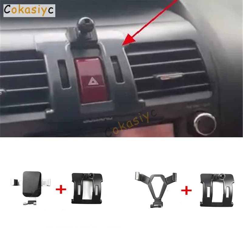 1Lot Plastic Material For 2015-2018 Subaru FORESTER SJ Special Car Phone Holder Fixed Bracket Stand Mobile Gravity Linkage