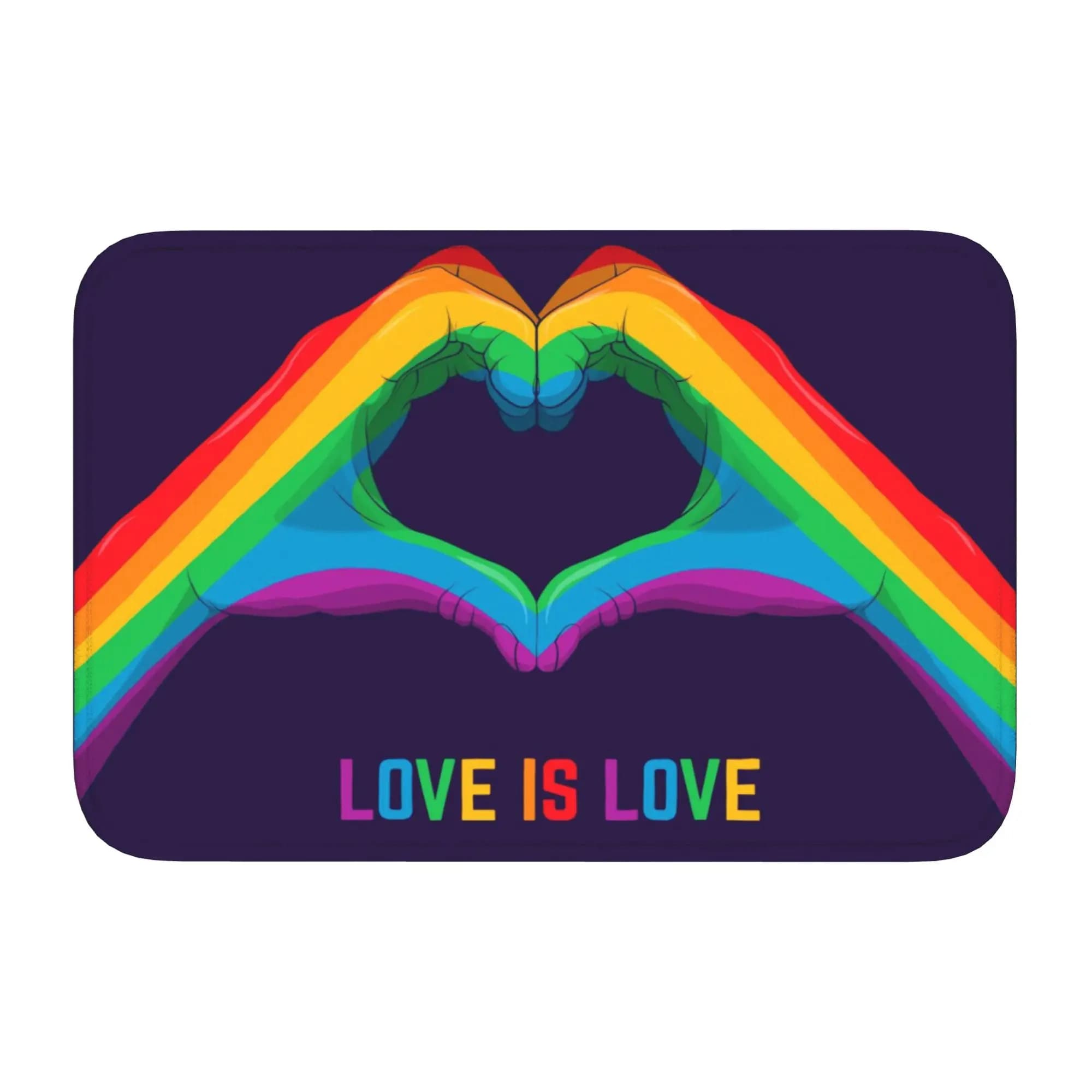 Tappetini Personalizzati per Ingresso con Logo Gay Pride, Tappeti per Esterni, Cucina, Bagno, Toilette, Soggiorno, Moquette, Tappetino