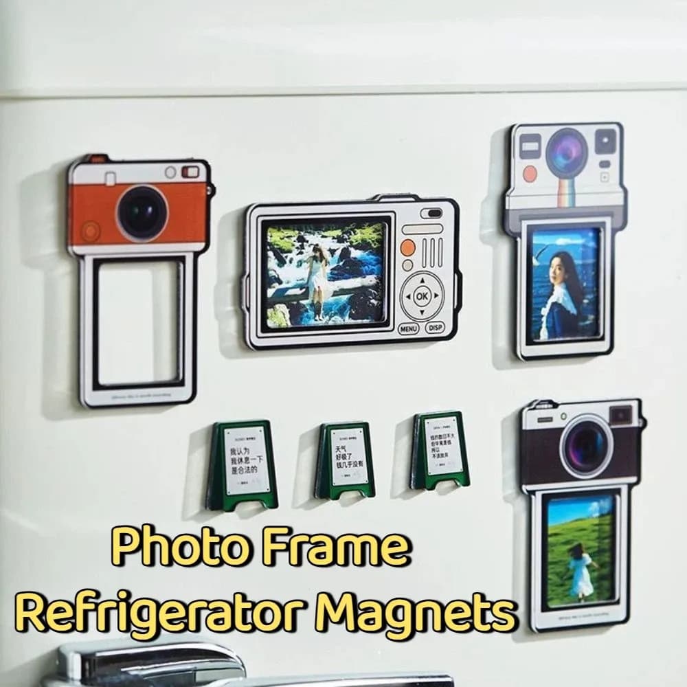 Photo Frame Magnetic Fridge Fa-da-Te, Funny Magnetic INS Frame, Multipurpose Exhibitor, Home Decoration