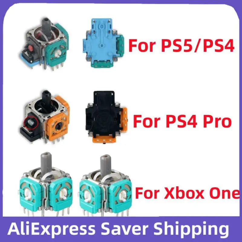 1/3/5PCS 3D sensore analogico ruota Thumb Sticks Joystick modulo bilanciere per PS5/PS4/PS4 Pro/PS3/Switch Pro/Xbox One Controller di gioco