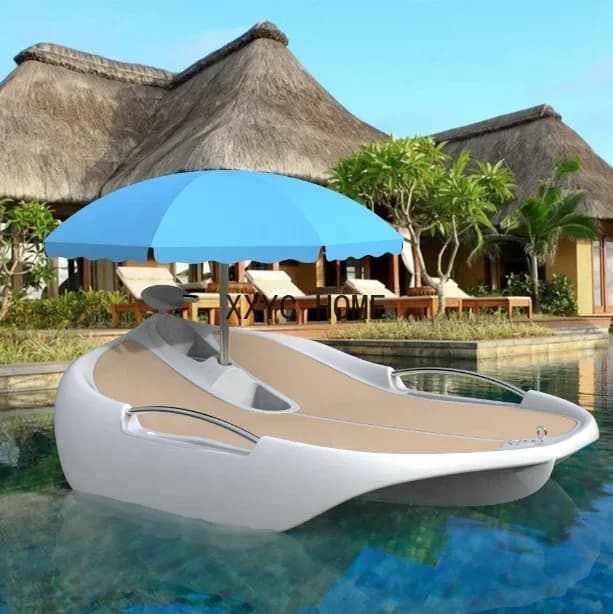 Spiaggia Mare Lettino abbronzante in plastica per esterni Lettino abbronzante Poltrona da piscina Lettino galleggiante Cabana con cuscino