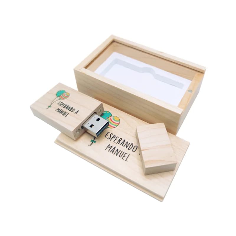 LOGO personalizzato gratuito per incisione laser Walnut USB3.0 Chiavetta USB ad alta velocità 64 GB 32 GB e scatola in noce