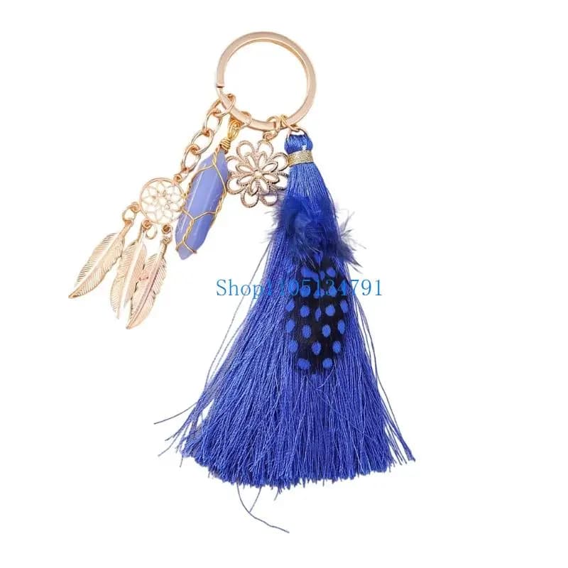 98km Soft Adorned Keychain Mystical Dreamcatcher Theme Versatile Decoration