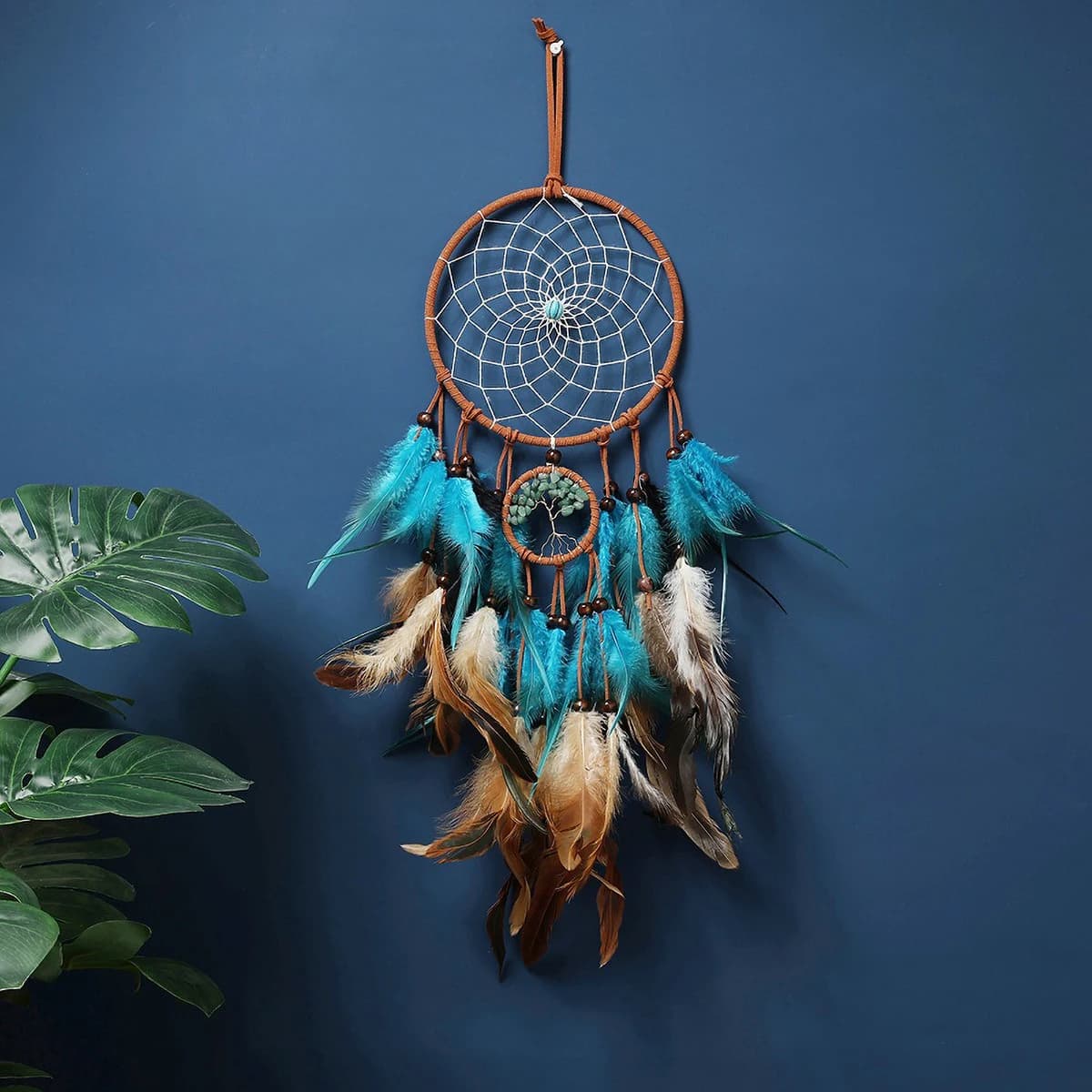 Handmade Feather Dream Catcher - Boho Wall Decor, Perfect Gift for Classmates & Girlfriends