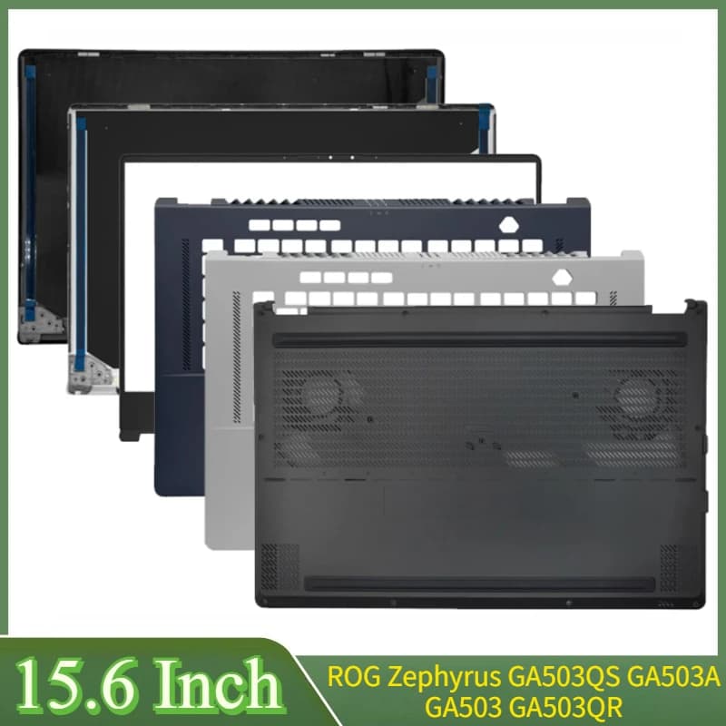 15.6 "Nuovo Per ROG Zephyrus GA503QS GA503A GA503 GA503QR LCD Del Computer Portatile Della Copertura Posteriore Lunetta Anteriore Palmrest Inferiore caso