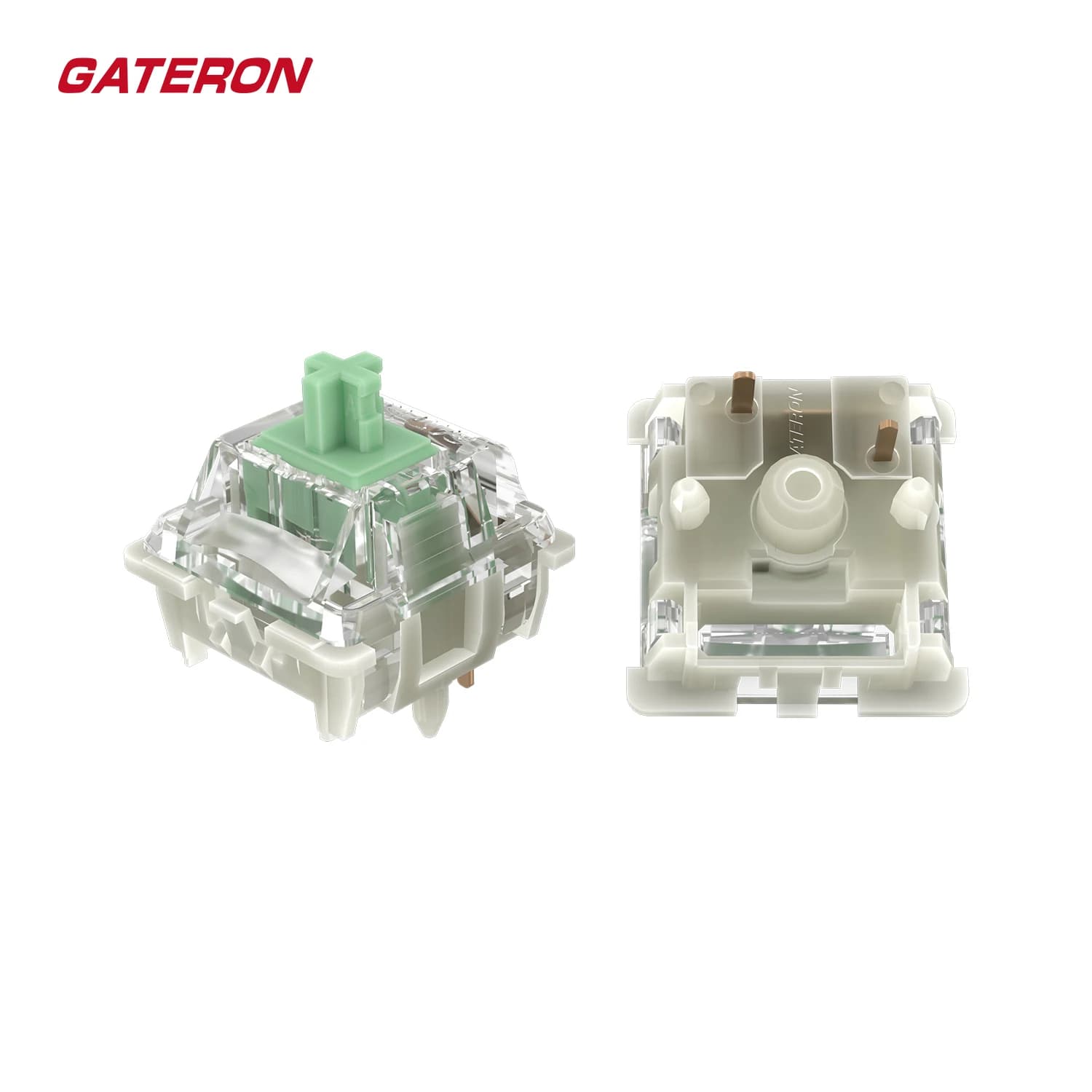 Interruttori GATERON Baby Kangaroo 2.0 per Tastiera Meccanica MX, 5 Pin 59gf Tattile Pesante RGB 22mm con Molla a Doppio Stadio