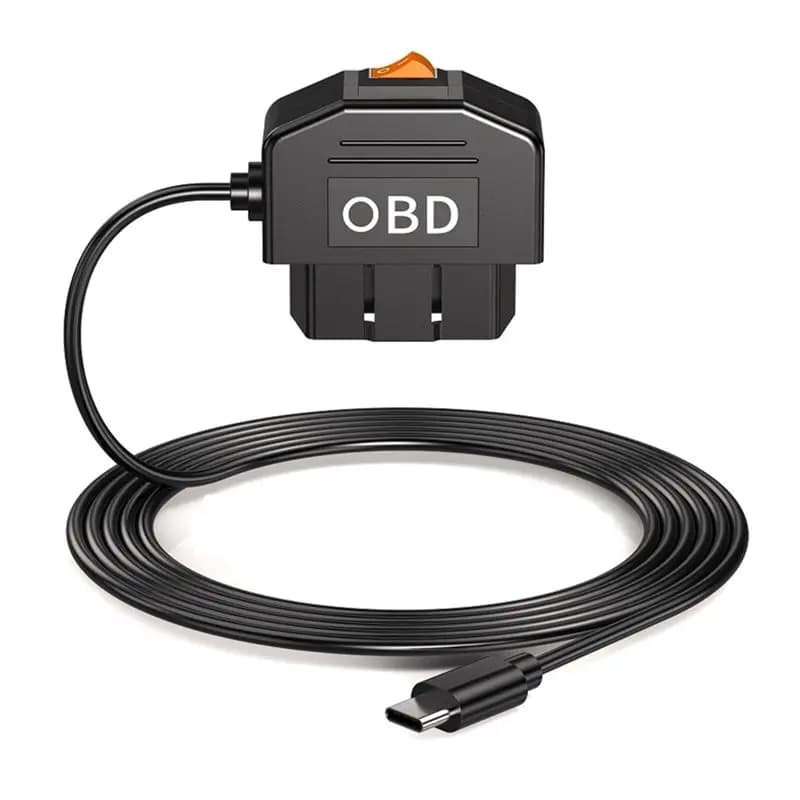 Reliable-Dash Cam Hardwire Kit USB C With OBD Power Cable, Low Voltage Protection, 24H Parking Surveillance