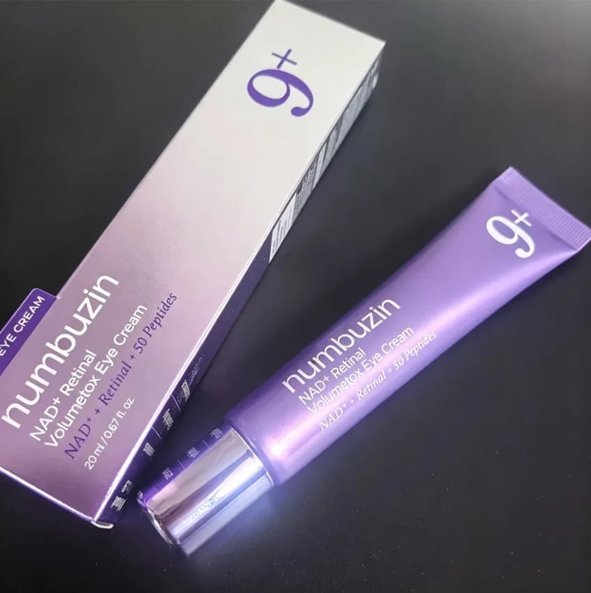 Korean Numbuzin No.9 Retinol Anti-Wrinkles Eye Cream NAD+ Peptide Fades Fine Lines Improve Dark Circles Eyes Puffy Moisturizing