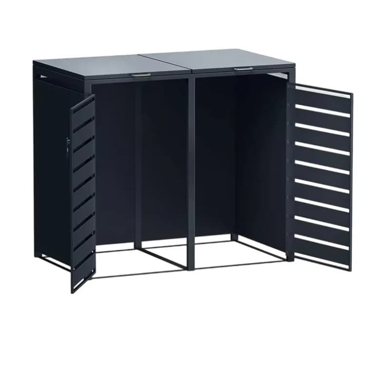 Contenitore per Rifiuti da Interno in Stile Nordico, Impermeabile, in Acciaio Zincato, con Coperchio a Chiusura Morbida e Pedale, Bidone per Riciclaggio