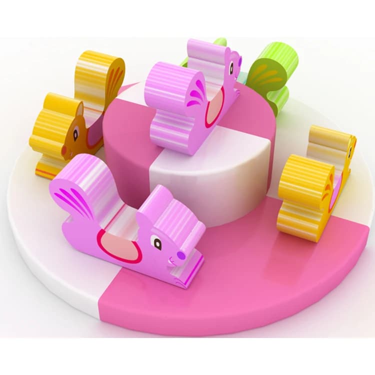 Giostra per albero di cocco per interni Merry Go Round Parco giochi Attrezzatura Parco divertimenti Giradischi elettrico Giochi da gioco
