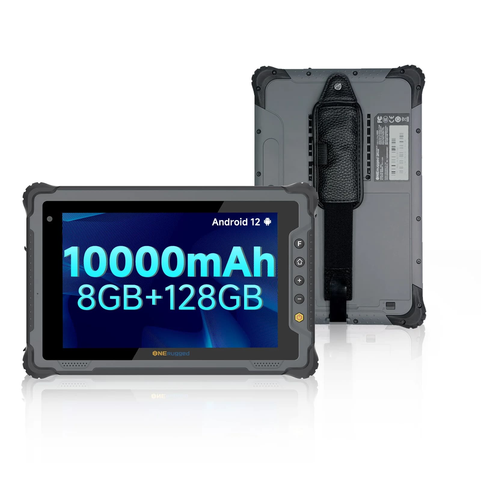 Robust Tablet ONERugged M80T, tablets Andriod 14 8 inch 8 GB+128 GB, industrial PC with 4G/WiFi /BT 5.1/GPS/NFC