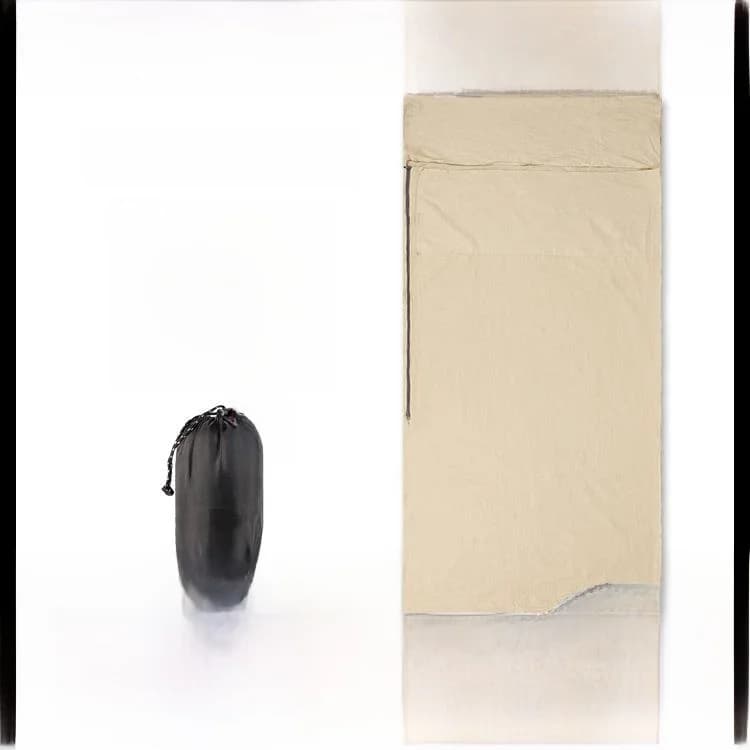 Coperta da viaggio portatile per hotel, impermeabile, leggera, integrata, per sacco a pelo, bagaglio da esterno, copriletto per treni