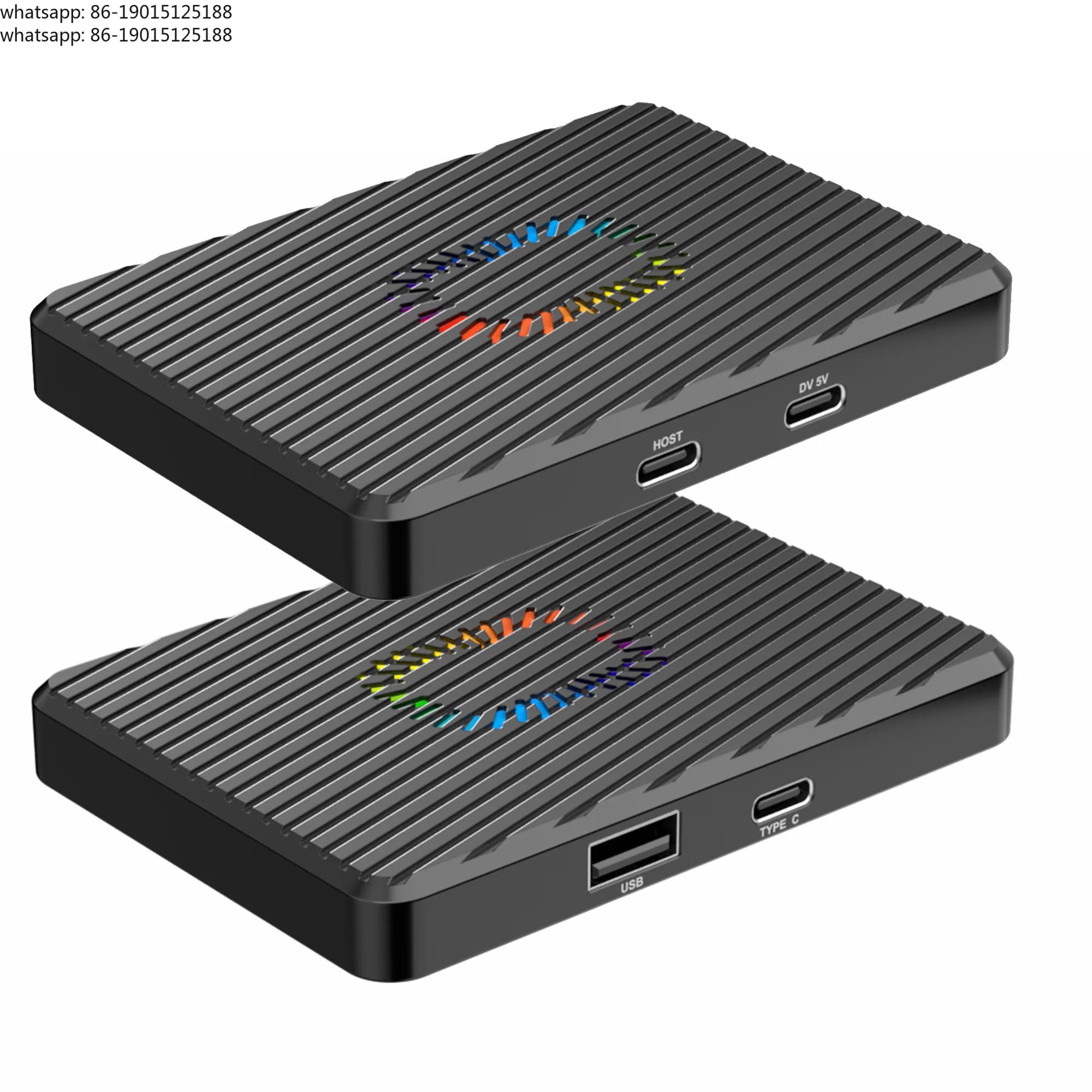 USB3.2 Gen2 10Gbps Speed M.2 NVMe SSD Adapter Dual Bays Transfer Support 8TB Plug and Play Read Meantime Docking Station 4 in 1