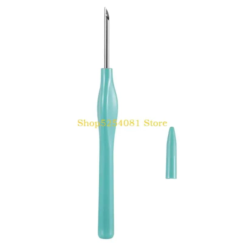 AXYC Punch Needle Practical Punch Needle Tool Embroidery Pen with Protective Cover for Embroidery and Crafting Projects