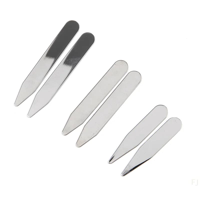 [YU] 2 pezzi 52mm/63.5mm/70mm colletto in acciaio inossidabile rimane le ossa per la camicia elegante gioielli da festa aziendale