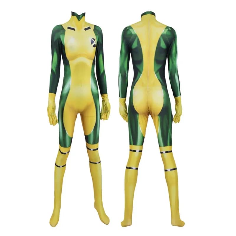 l2025l Nuovo Cosplay Rogue Costume da supereroe Vestito cosplay Halloween Zentai Tute da festa