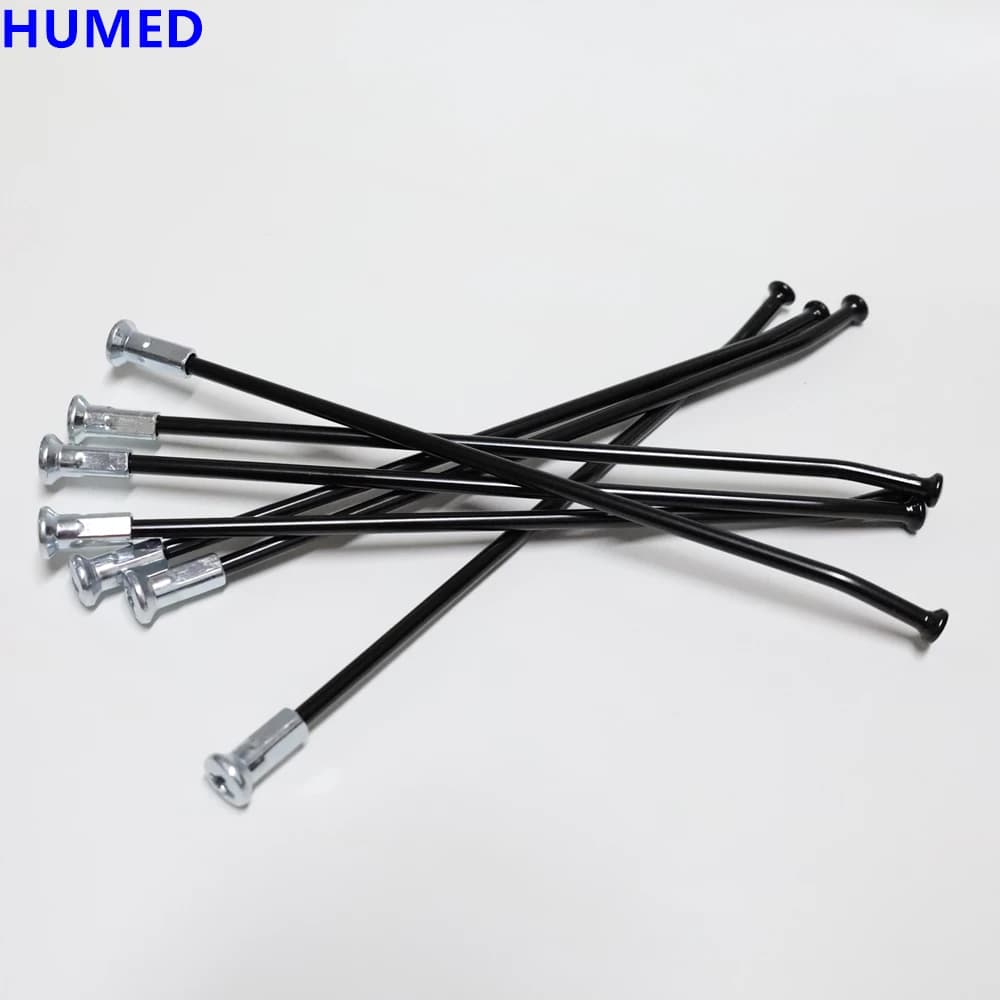 36 pezzi/lotto 45 # Raggi in acciaio per E-Bike 152-210mm, raggi in acciaio per ruote moto, nippli, accessori per Pit Bike