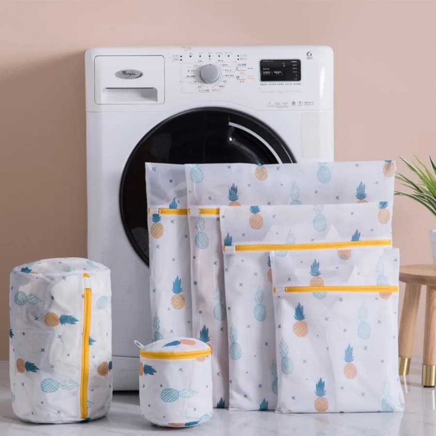 Fine mesh linen bag Foldable linen basket Bra Underwear Organizer of clothes Travel washing machine bag for washing machine Multiple dimensions