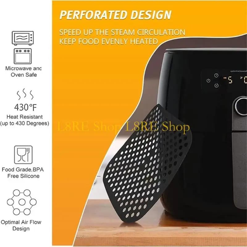 L8RE 6 Pieces Accessories for Frying Machine Tools for Cake Secchiello Quadrati Stampo Silicone Mat