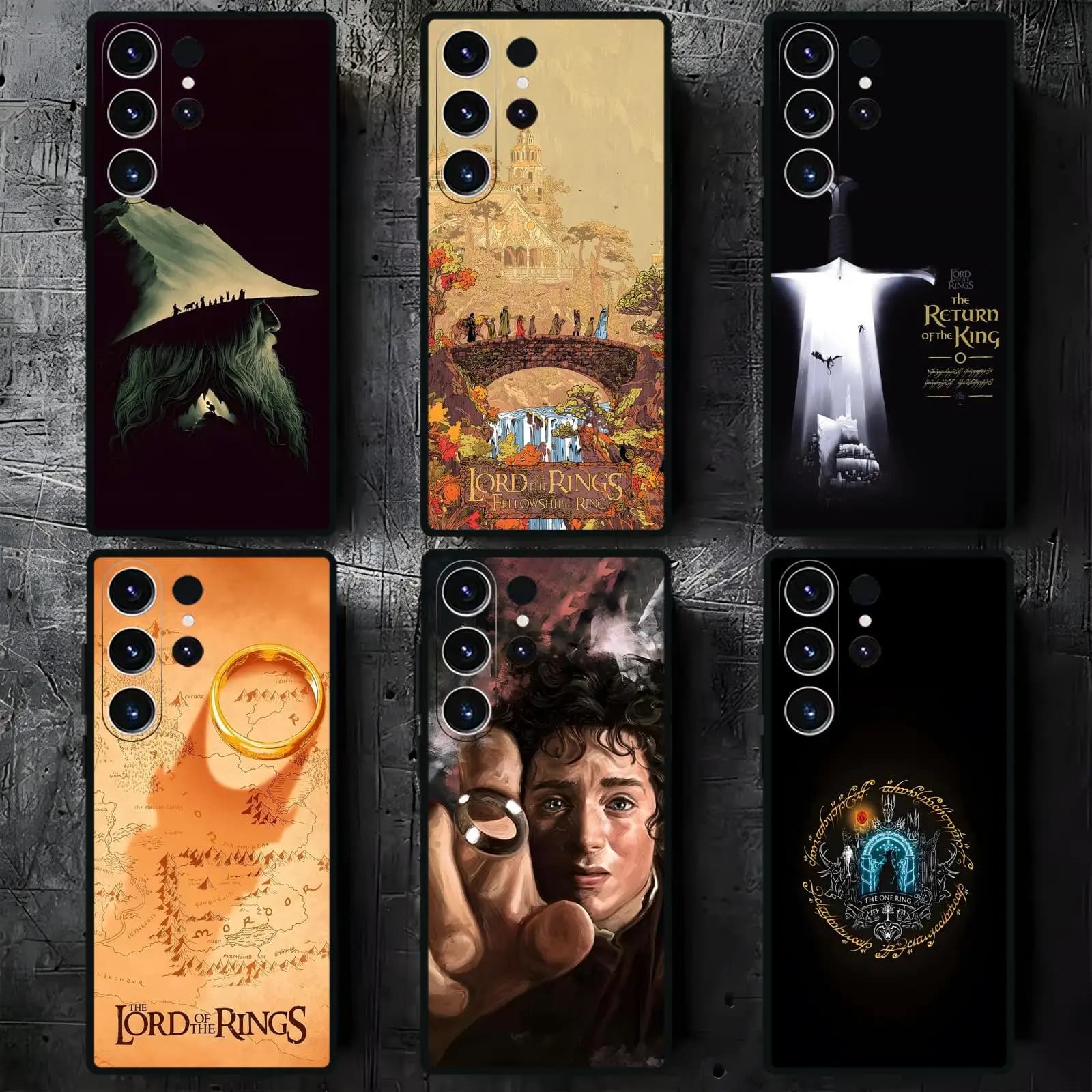 Classic movies The Lord Of The Rings Phone Case For SamsungS26 S25 S24 S23 S22 S21 S20 Ultra Note20 Soft black Shockproof Cover
