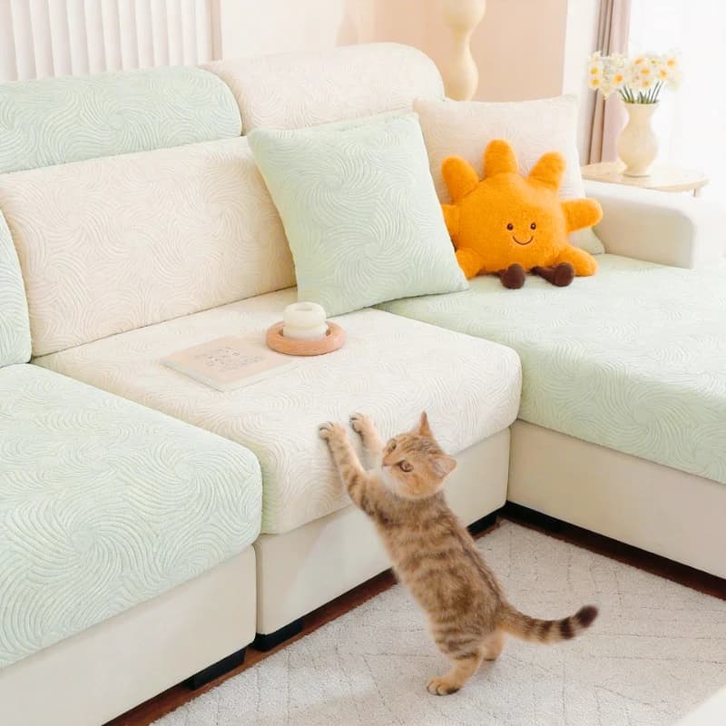 Copridivano Elasticizzato Lavabile per Divani Componibili, Protezione per Mobili da Animali Domestici, Adatto a Cani e Gatti