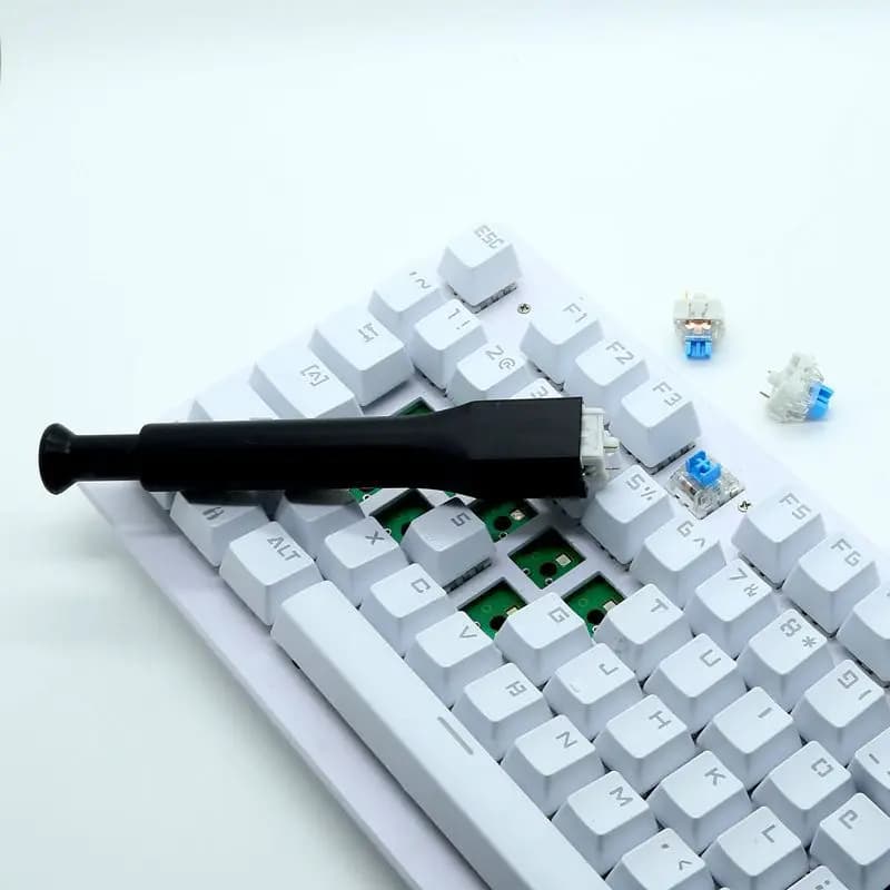 Mechanical Keyboard Key Puller Key Changer Keycap Red Shaft Puller Steel Wire Puller Shaft Remover Cleaning Tool
