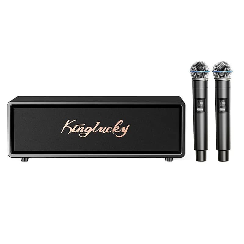 Nuova Macchina Karaoke All-in-One Smart K3 Retro da 60W con Altoparlante Bluetooth e Illuminazione LED RGB per Home Theater e Set KTV