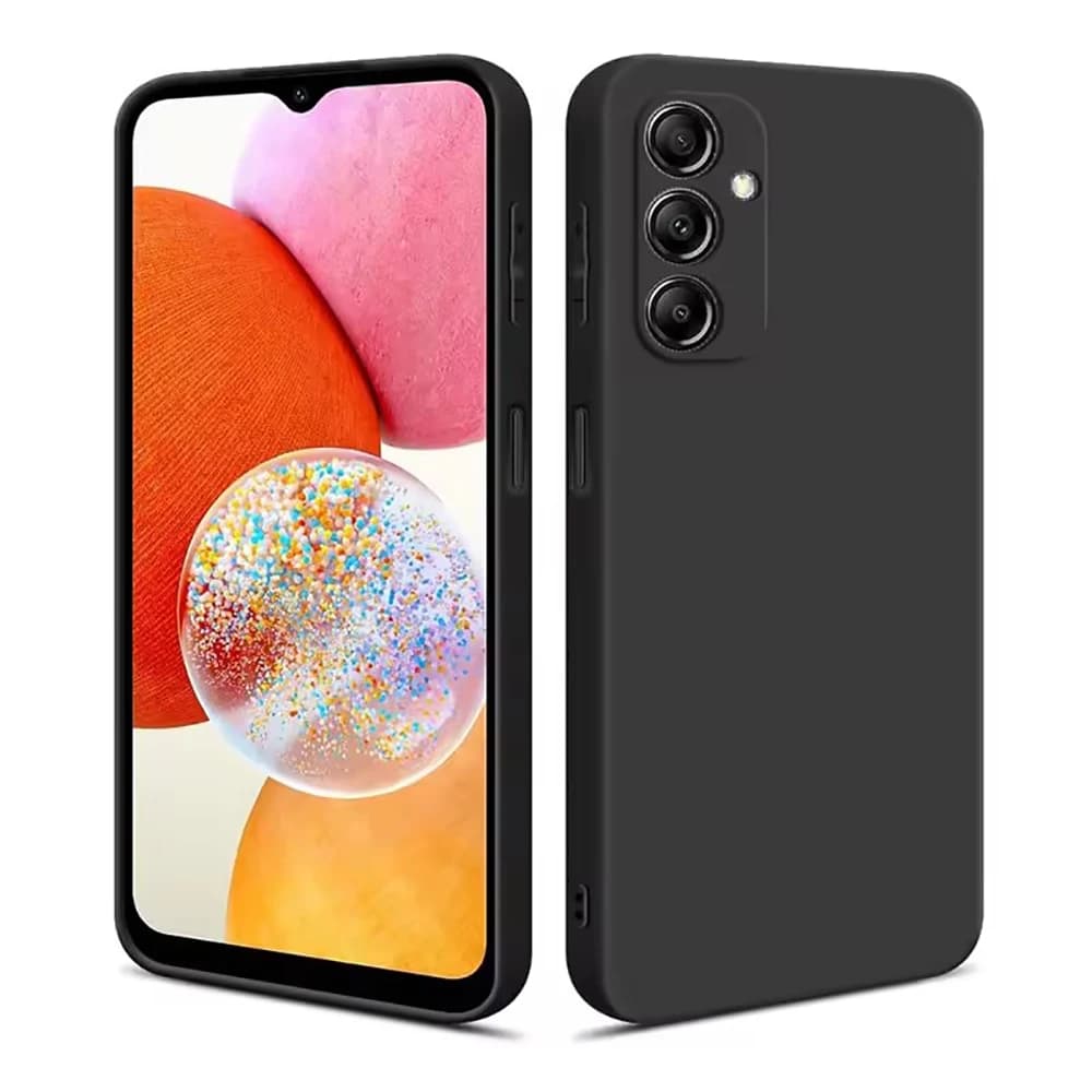 Custodia in silicone nero per Samsung Galaxy A70 A20 A21 A31 A51 A71 A22 A52 A72 A13 A23 A33 A73 A14 A34 A05 A55 Protezione Cover posteriore