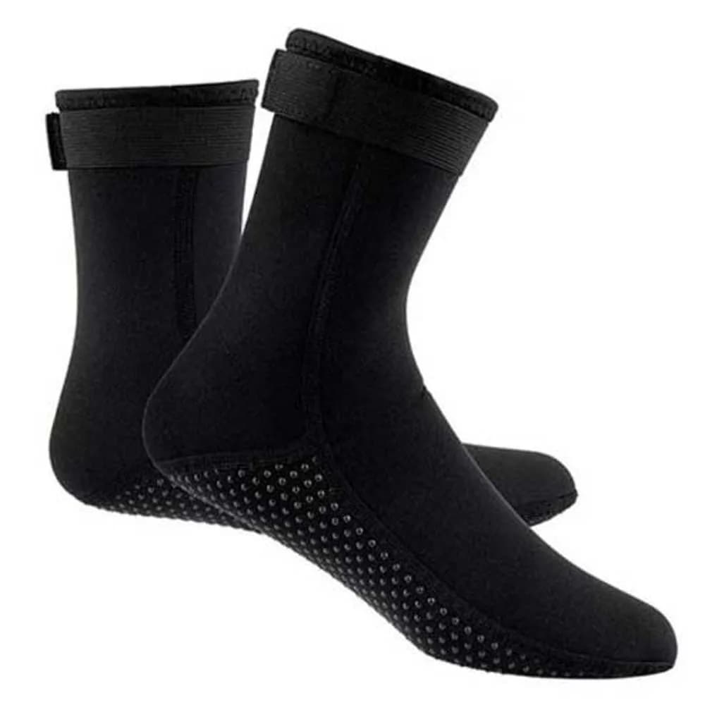 1 paio di sport acquatici 3MM calzini da immersione neri antiscivolo tubo lungo stivali da surf 38-46 scarpe da muta per adulti snorkeling