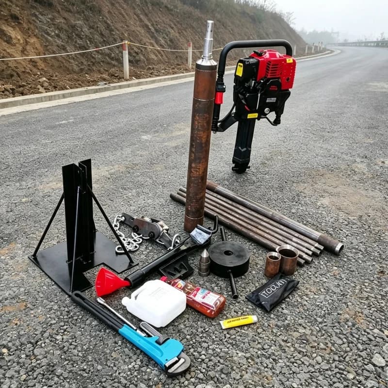 Customized Backpack‑style Portable Geological Drilling Rig, Mountain Field Geotechnical Investigation Core Sampling Equipment