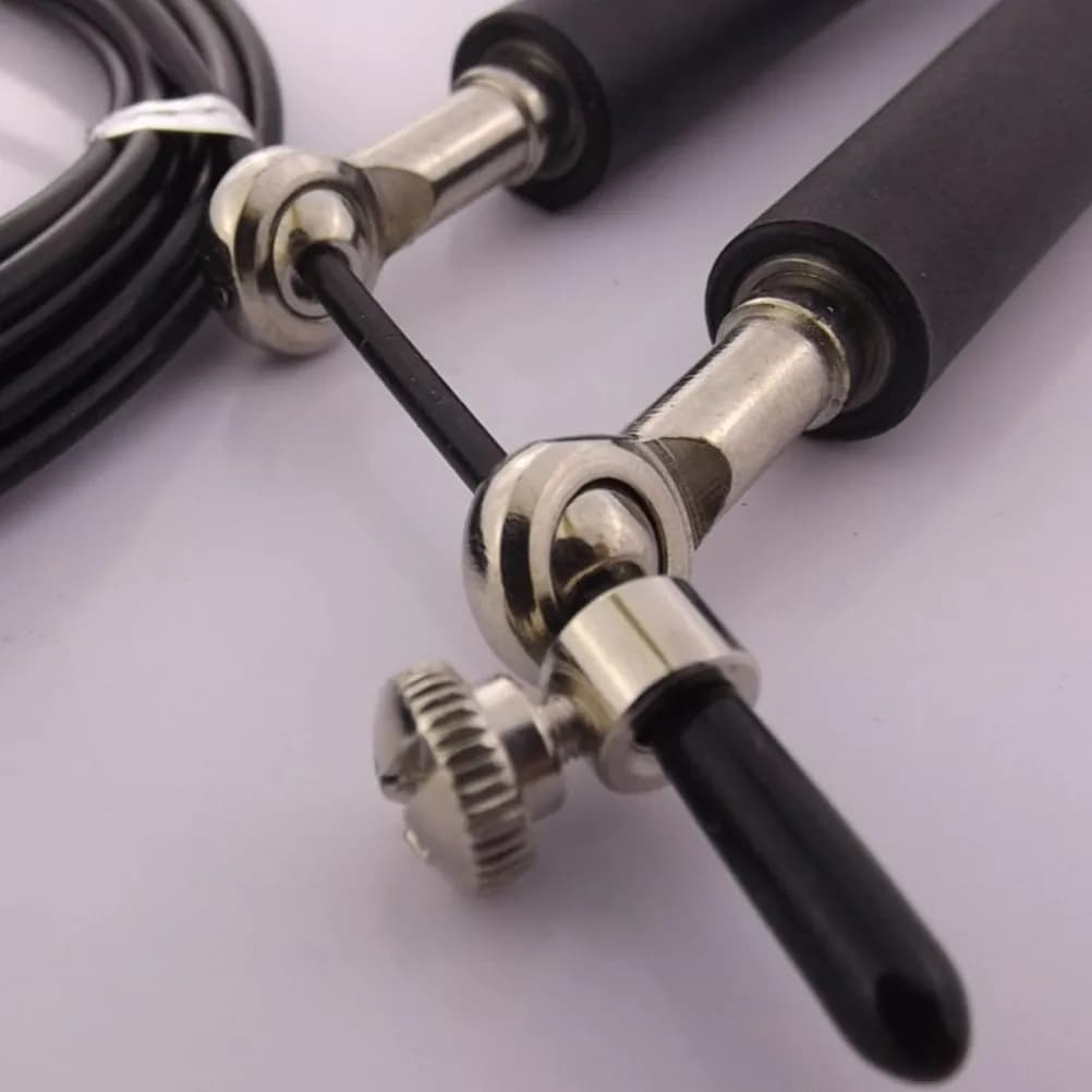 Jump Rope Adjustable Skipping Cable Bearings Anti- Handles Suitable for Gym Workout Fitness Training Home Exercise Rope