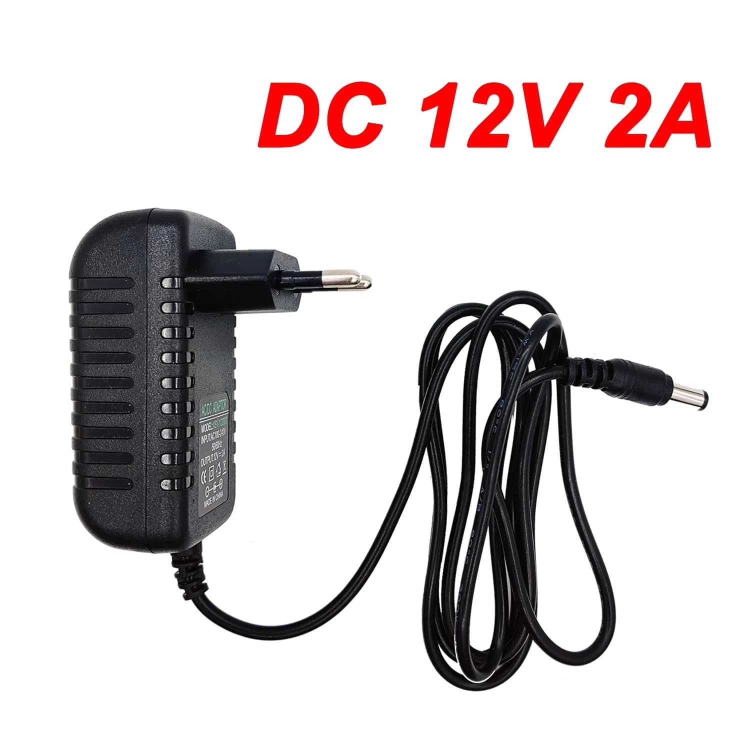 AC Power Adapter 100-240V DC Input Charger Output EU/US 12V Universal Adapter Converter Plug for Camera DVR LED Robot
